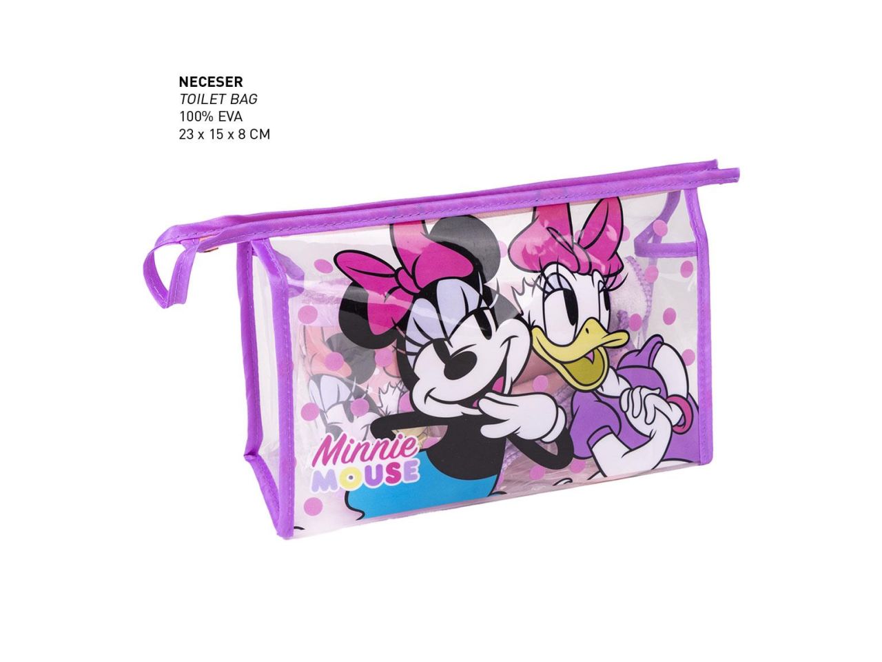 Minnie beauty case - il beauty comprende bicchiere spazzola e tovaglietta