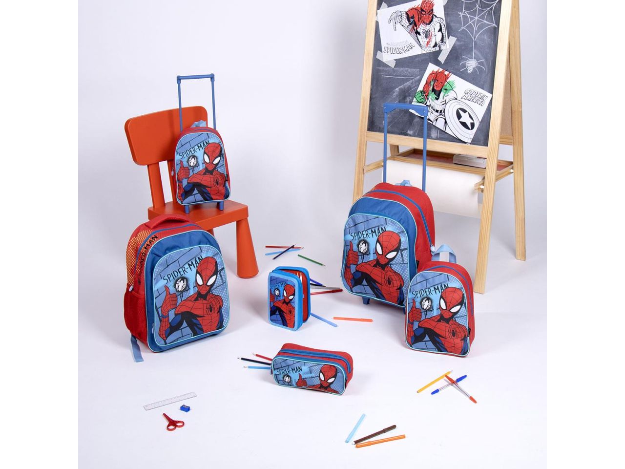 Zaino per bambini scolastico spiderman