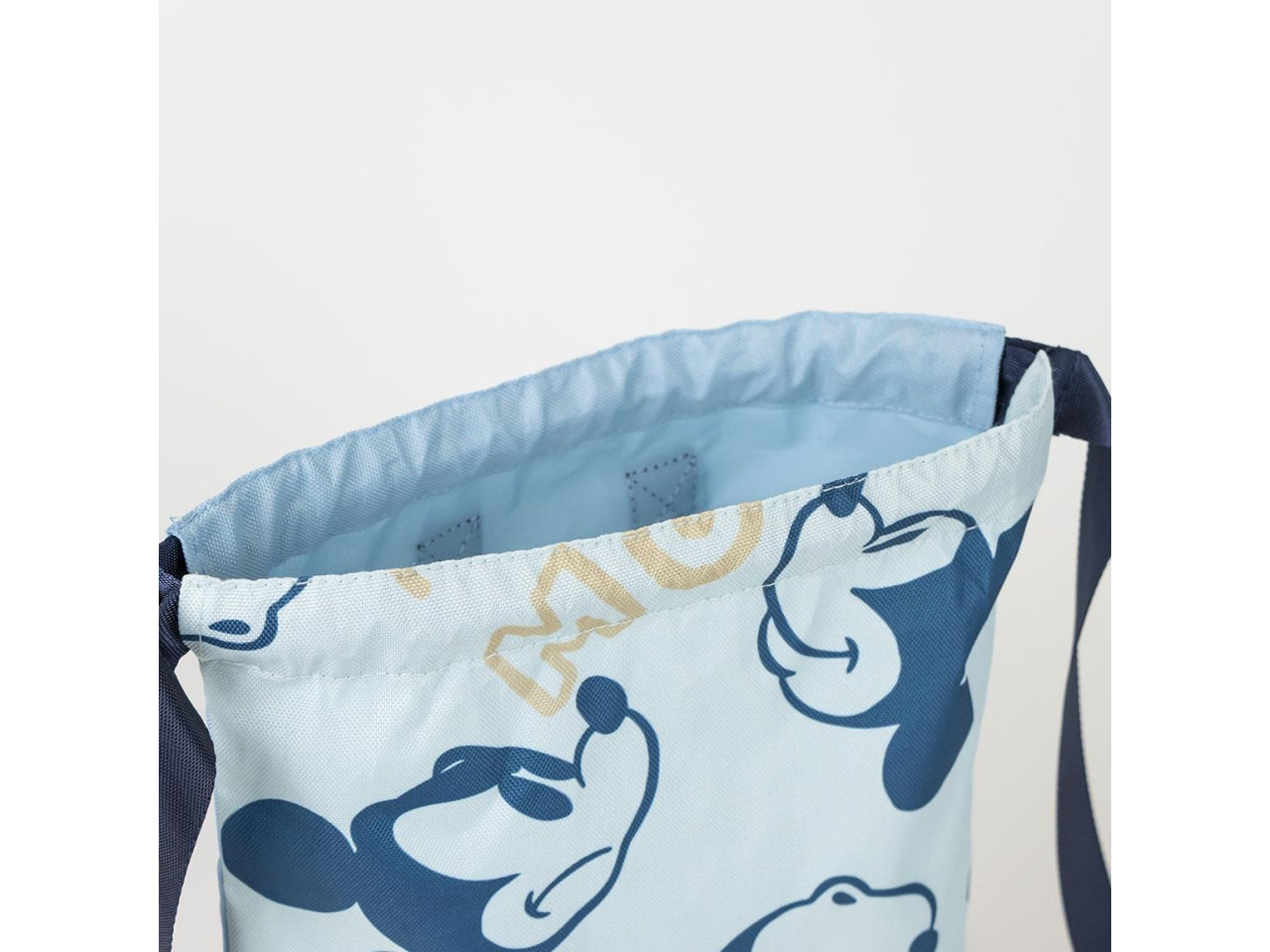 Sacca Topolino per bambino celeste poliestere 27x32 cm - Cerda