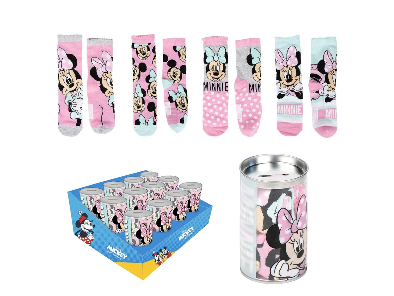 Minnie calzini set da 4 calzini