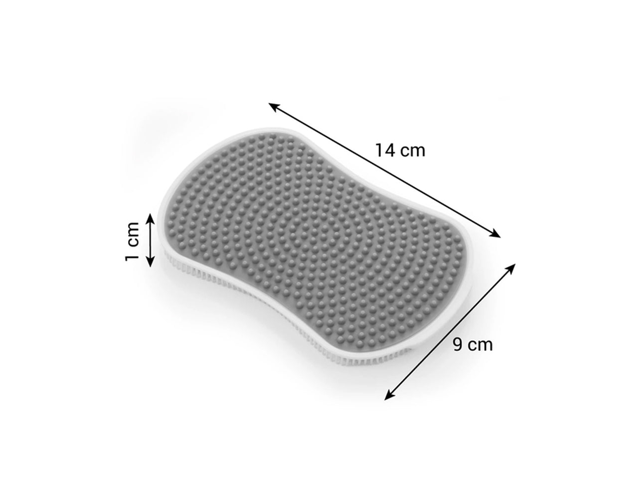 Spugna in silicone clean kit flex, 14x9 cm - Tescoma