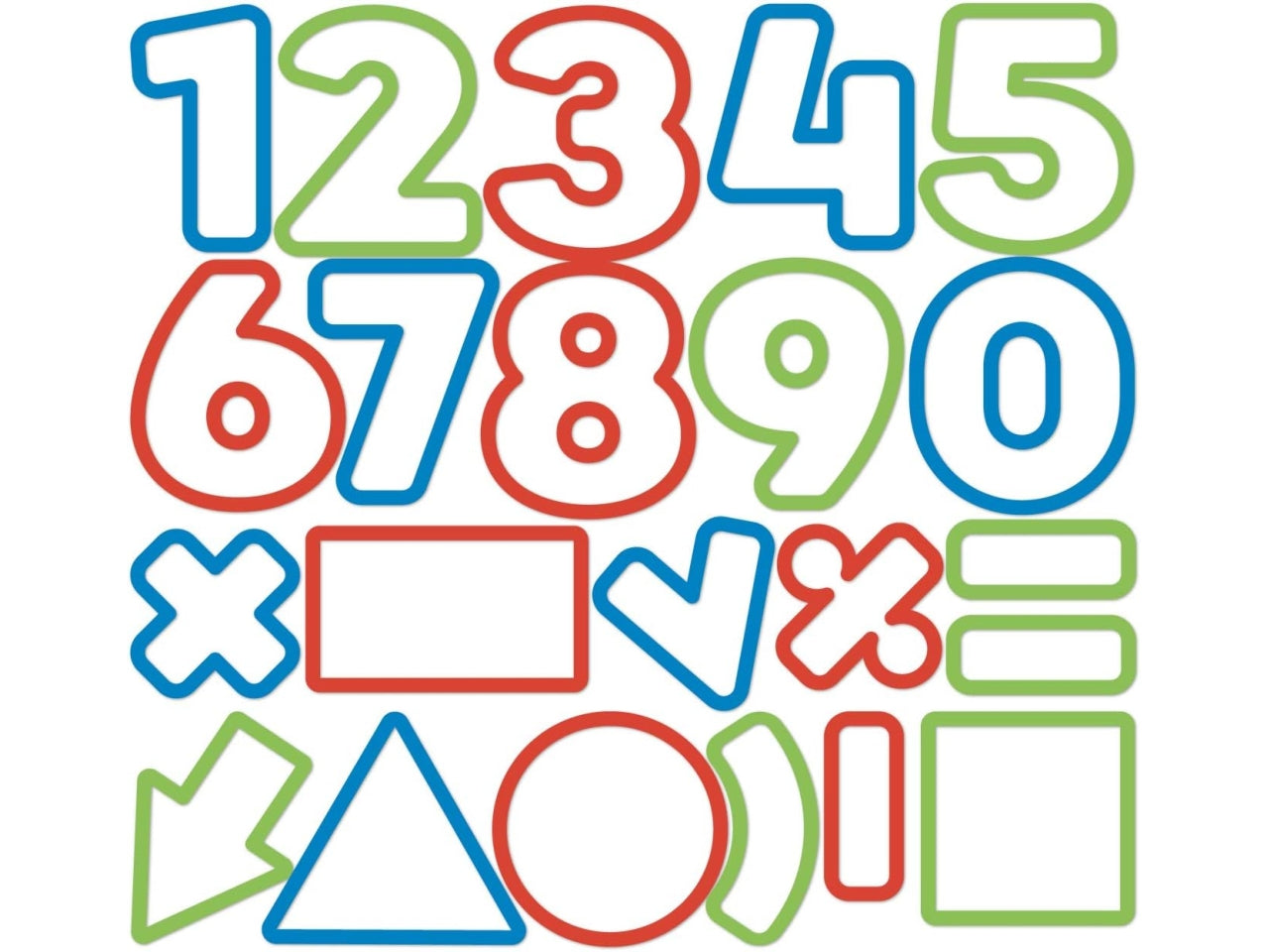 Formine per Biscotti a forma di lettere 21 pezzi 4 cm Tescoma