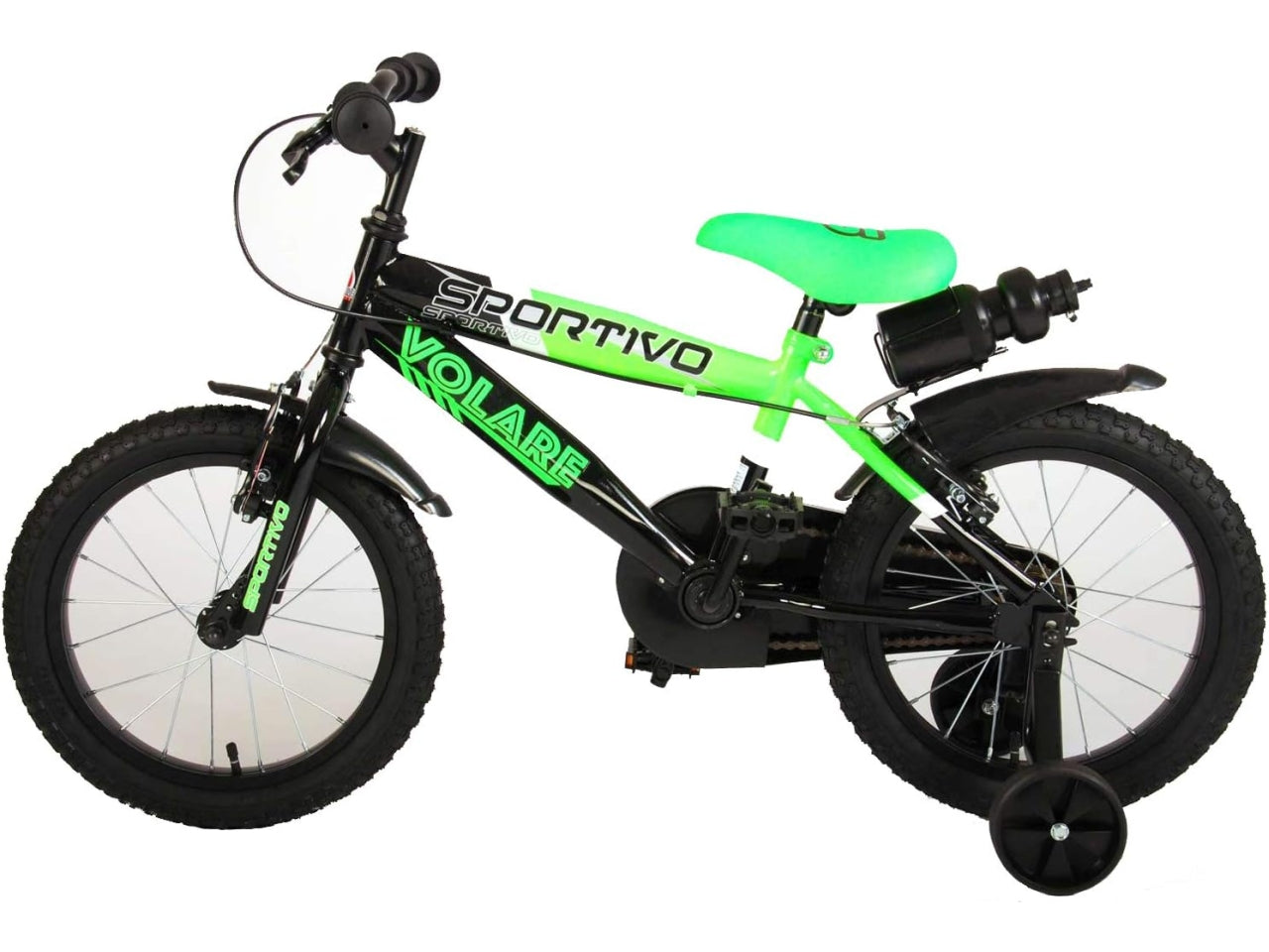 Bici dy sportivo verde 16' sfera