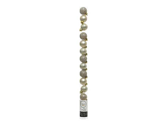 Palla infrangibile d.3cm mix beige la confezione contiene 14 palle
