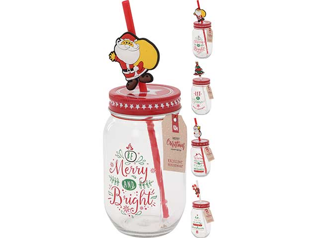 Bicchiere c/cannuccia 450ml cd1001590