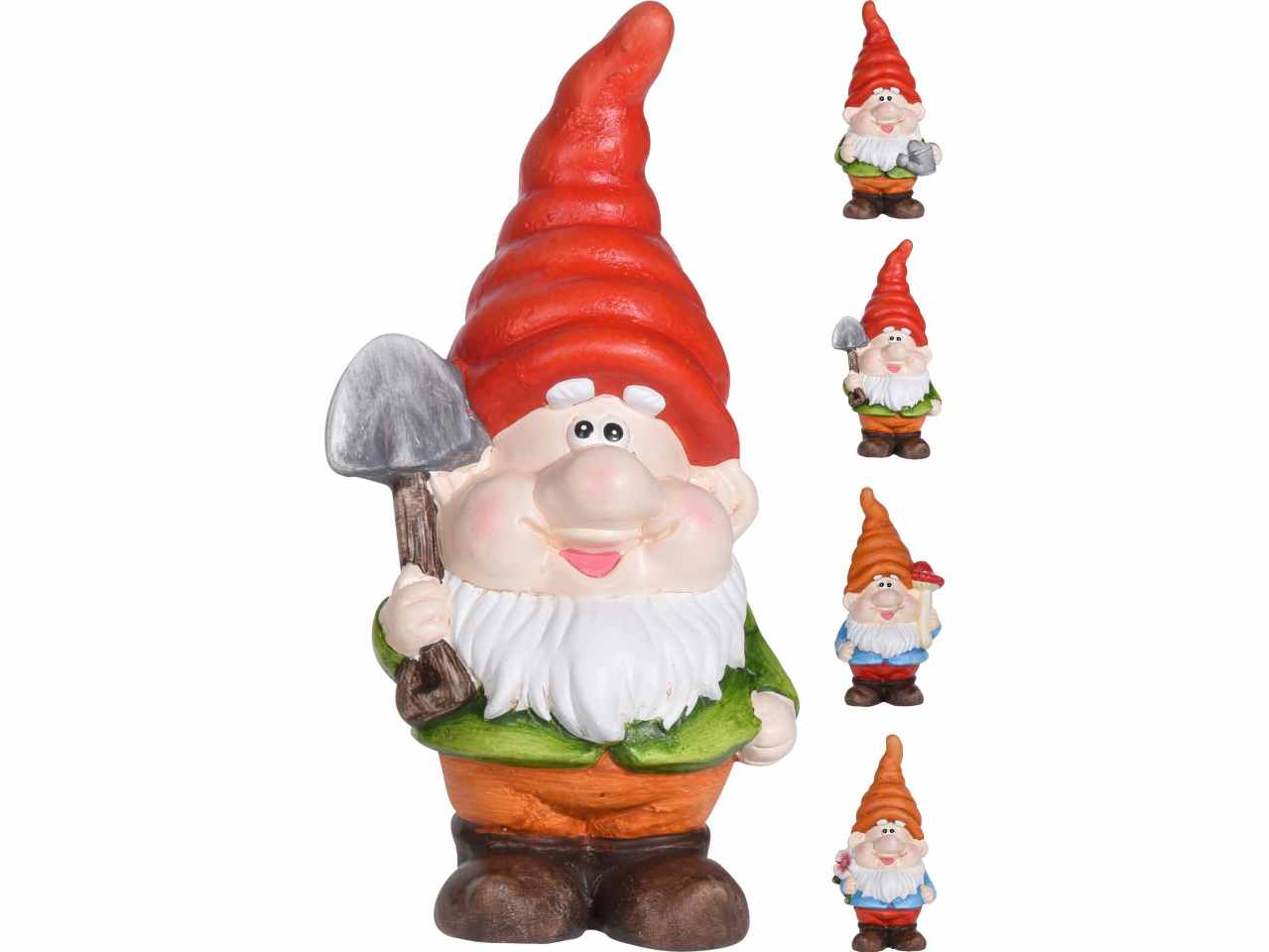 Gnomo ceramica 23cm 4ass 795006210