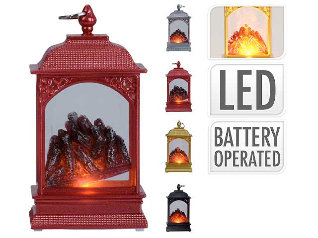 Lanterna led fiamma 13cm funzionamento a batteria