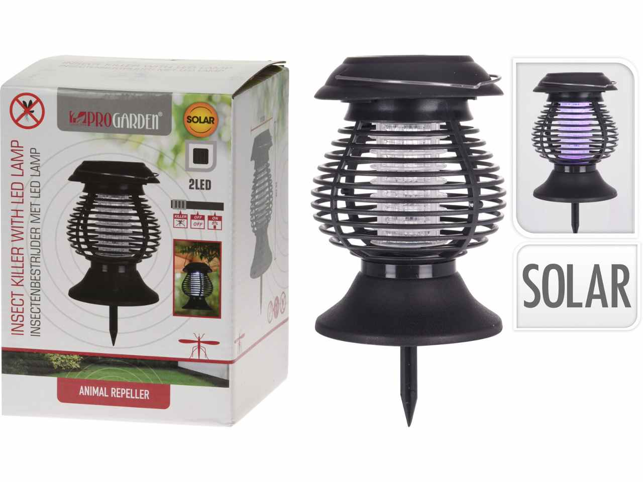 Mosquito killer 2in1 solar dx9500800