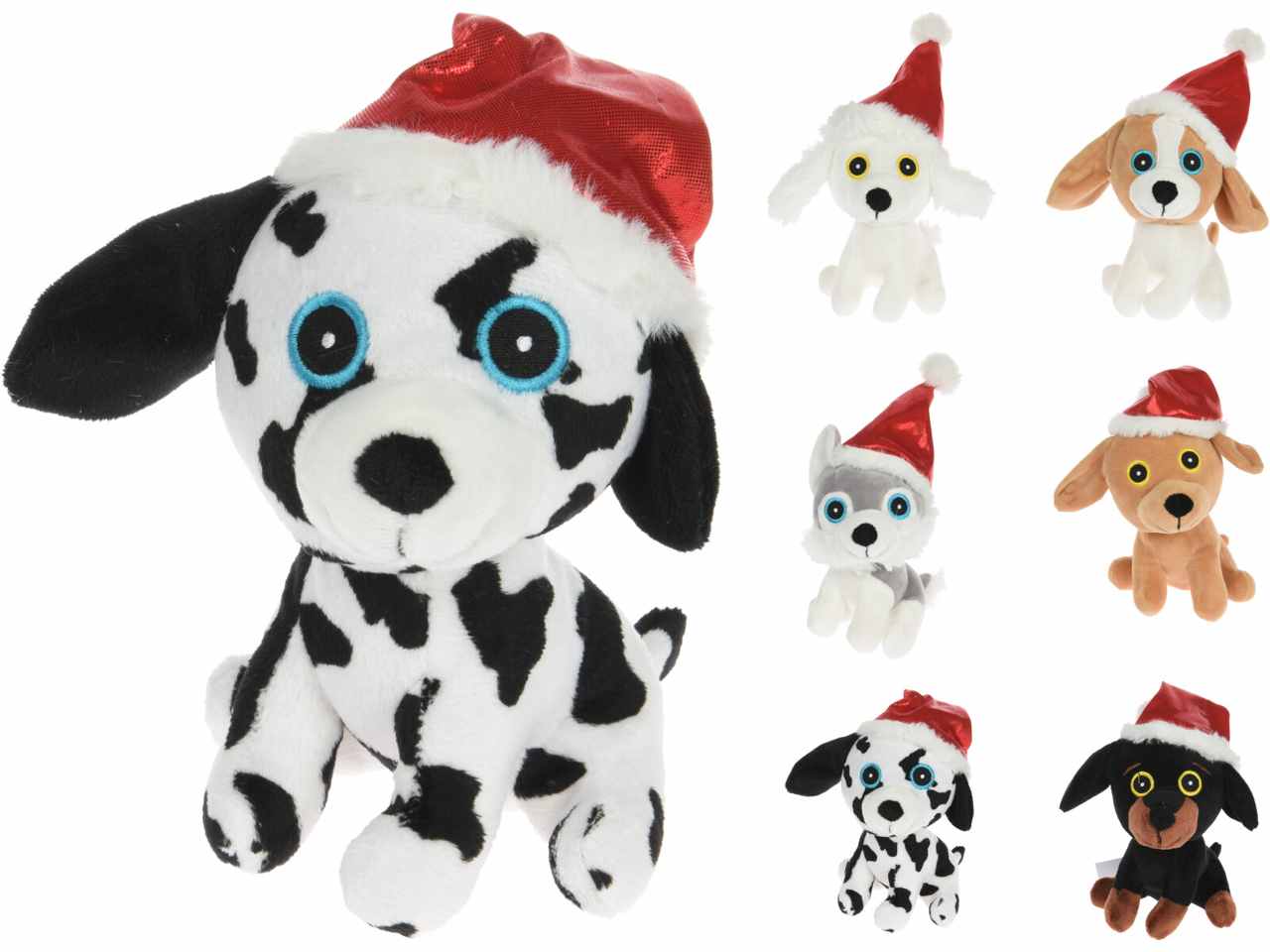 Cane peluche natale 15cm