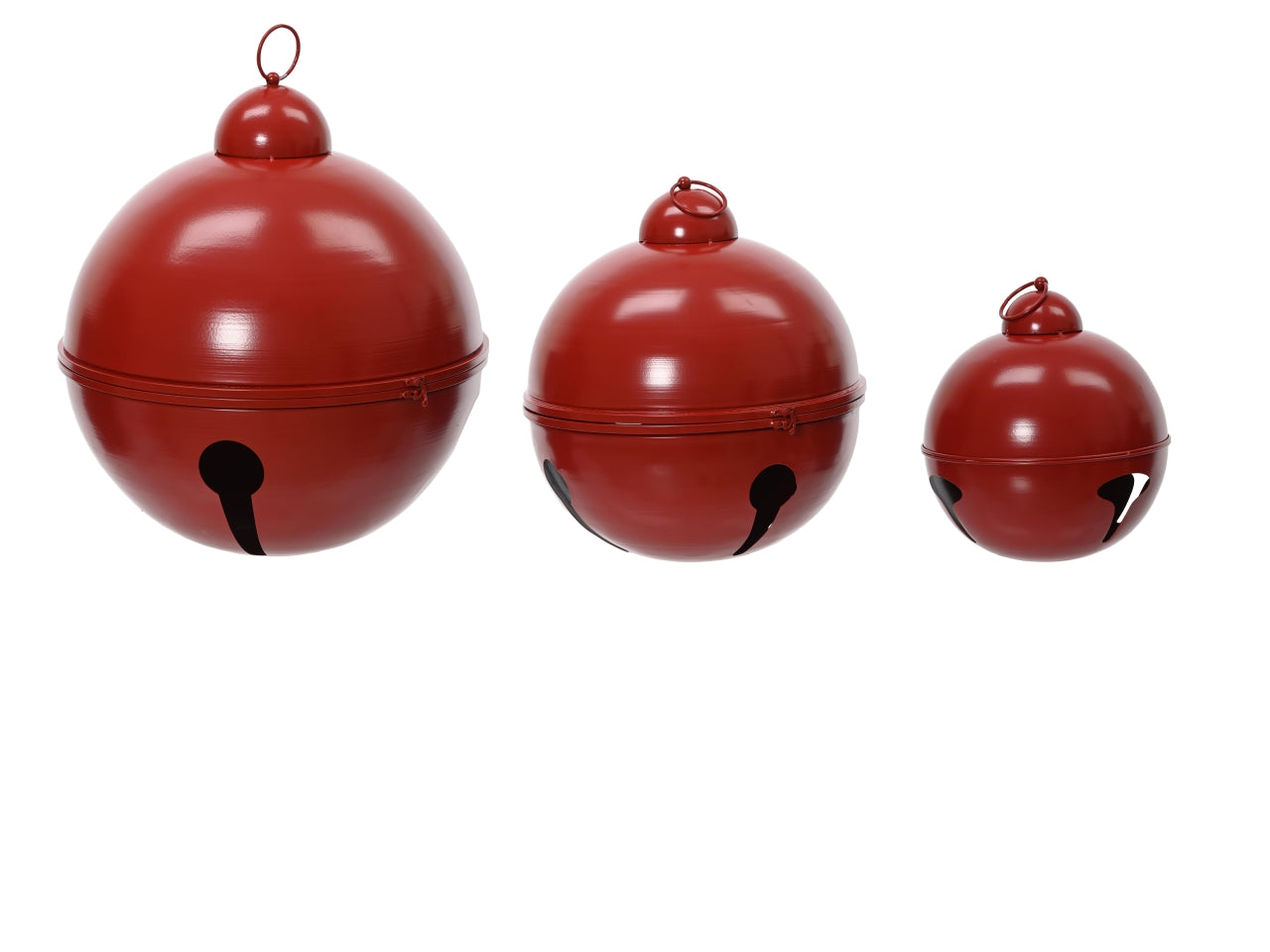 Pendente capanella d.52x57,5cm  verniciatura a polvere di ferro rossa