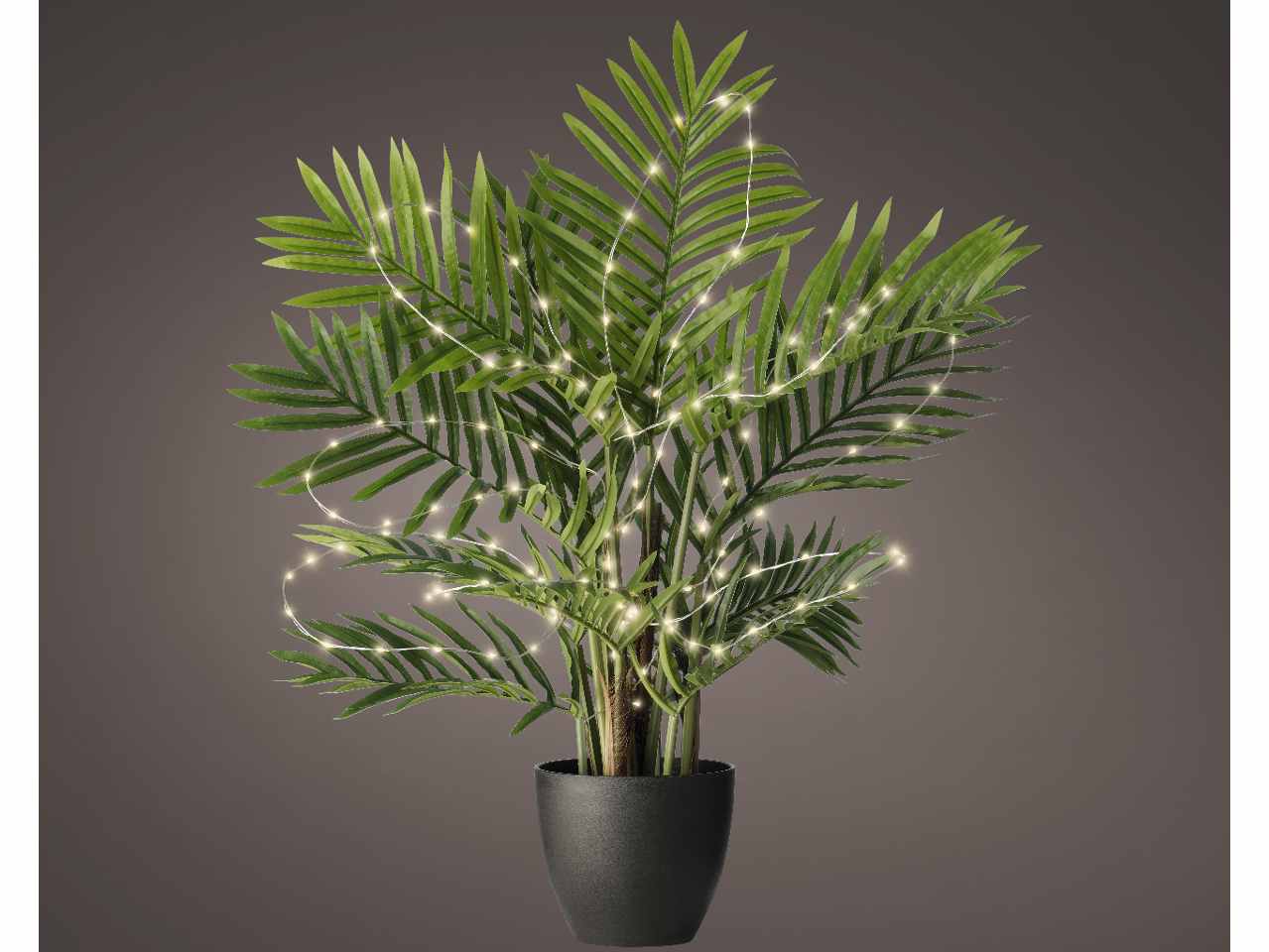 Catena luci 160microled 1metro bianco caldo uso esterno $