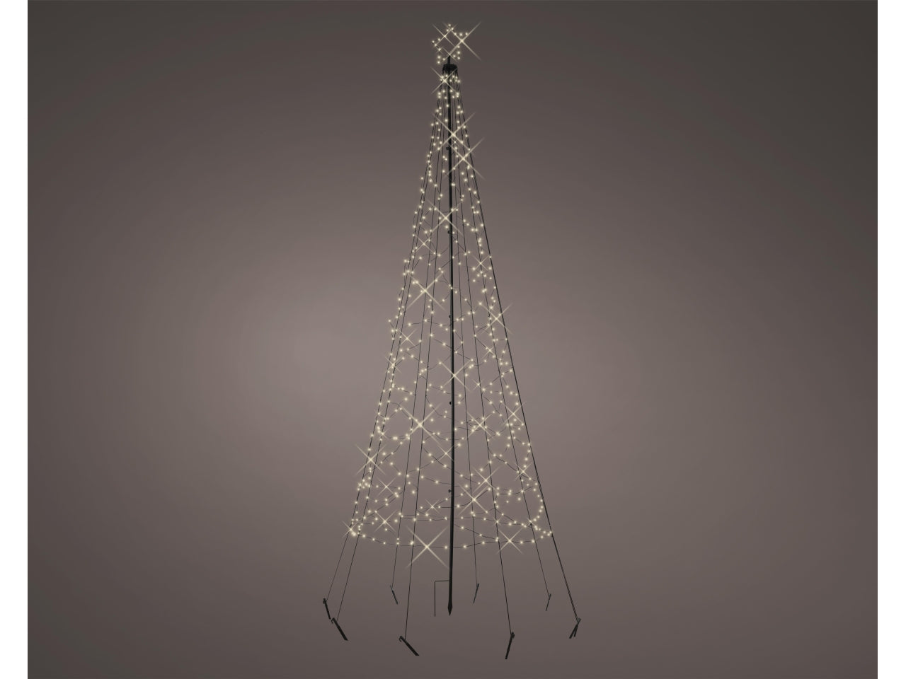 Albero conico con microled d.160x320cm per uso esterno