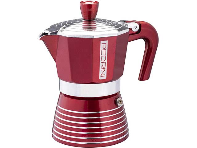 Caffettiera 1tz. verniciata rosso 02cf113