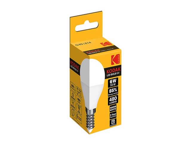 Lampada sfera led e14 6w b.caldo 30415782