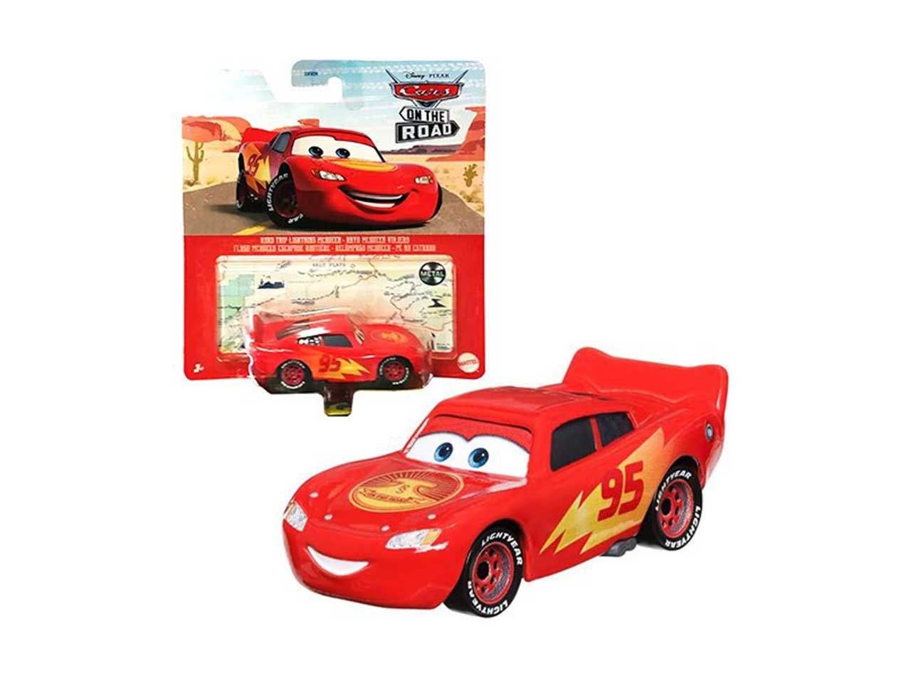 Cars 3 veicoli assortiti in metallo 1:55, per bambini di 3+ anni