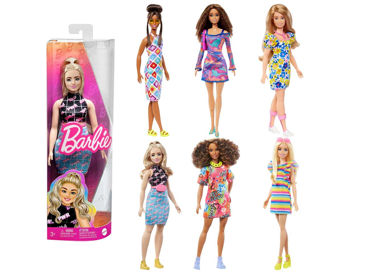 Barbie fashionistas