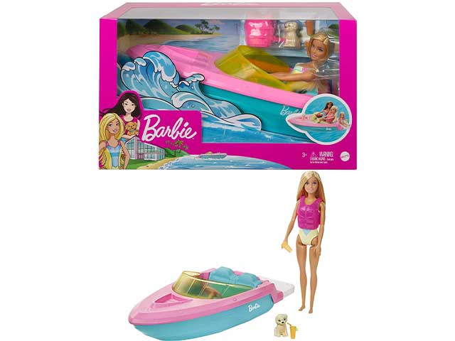 Barbie barca con doll grg30