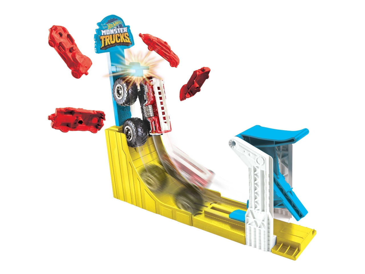 Hot wheels monter trucks big air playset