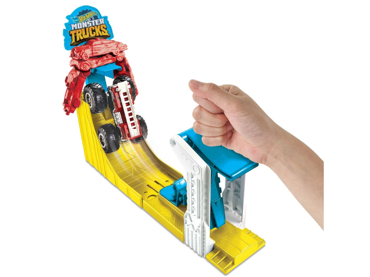 Hot wheels monter trucks big air playset