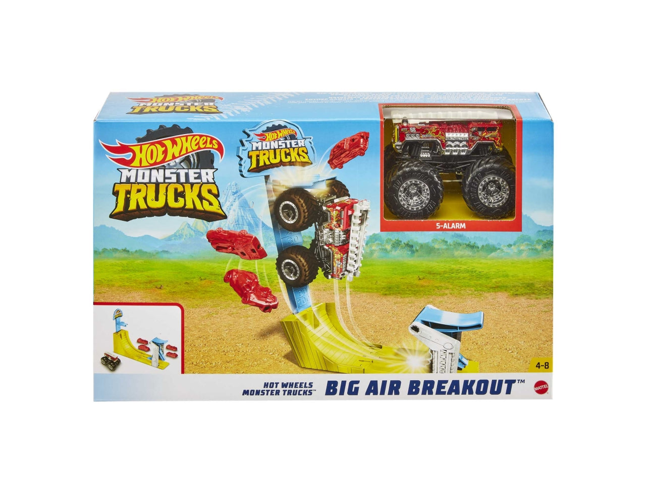 Hot wheels monter trucks big air playset