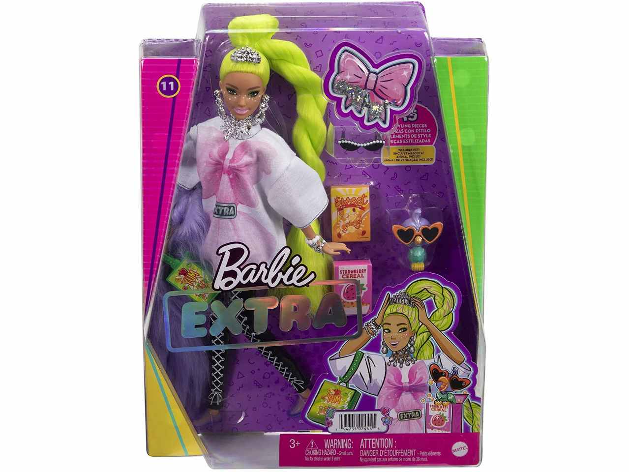 Barbie extra giacca blu gyj78 § 5 $