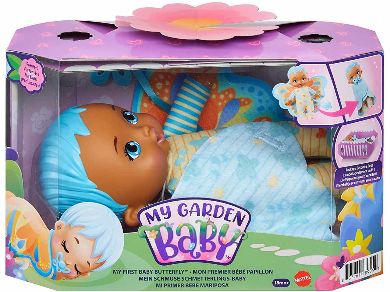 My garden baby farfalla azzurra     hbh