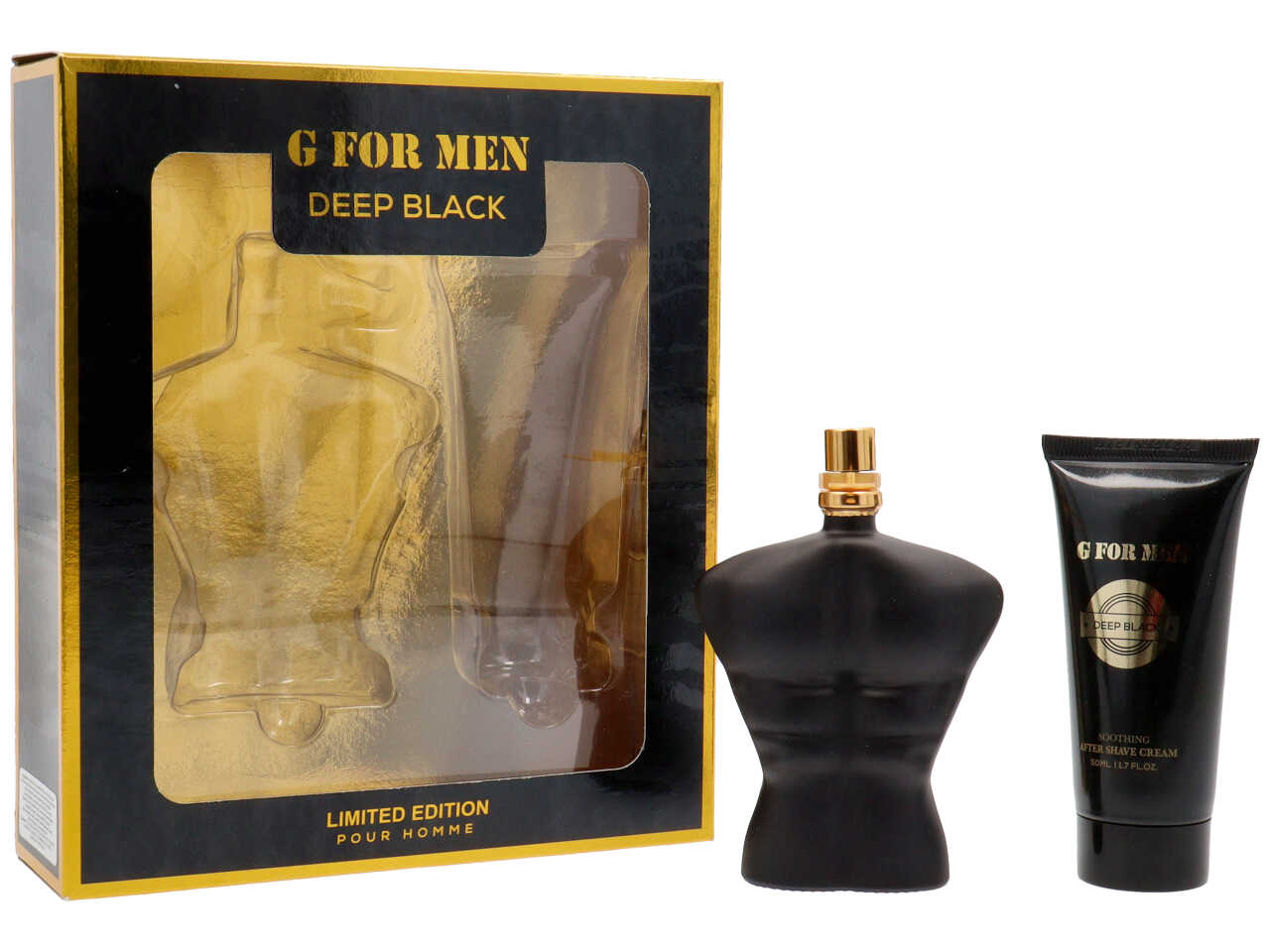 Mirage deep black g for men set regalo