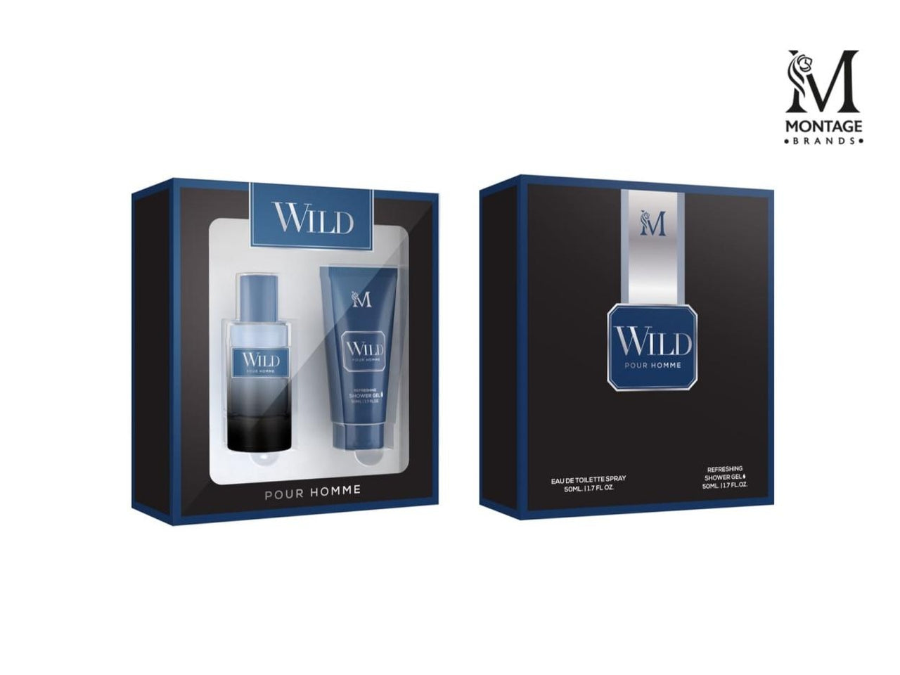 Montage wild pour homme edt 50ml + after shave 50ml