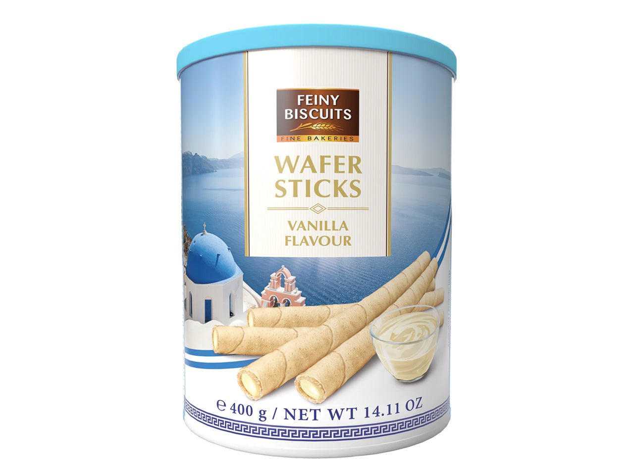 Feiny biscuits bastoncini di wafer con crema al gusto di vaniglia 400g