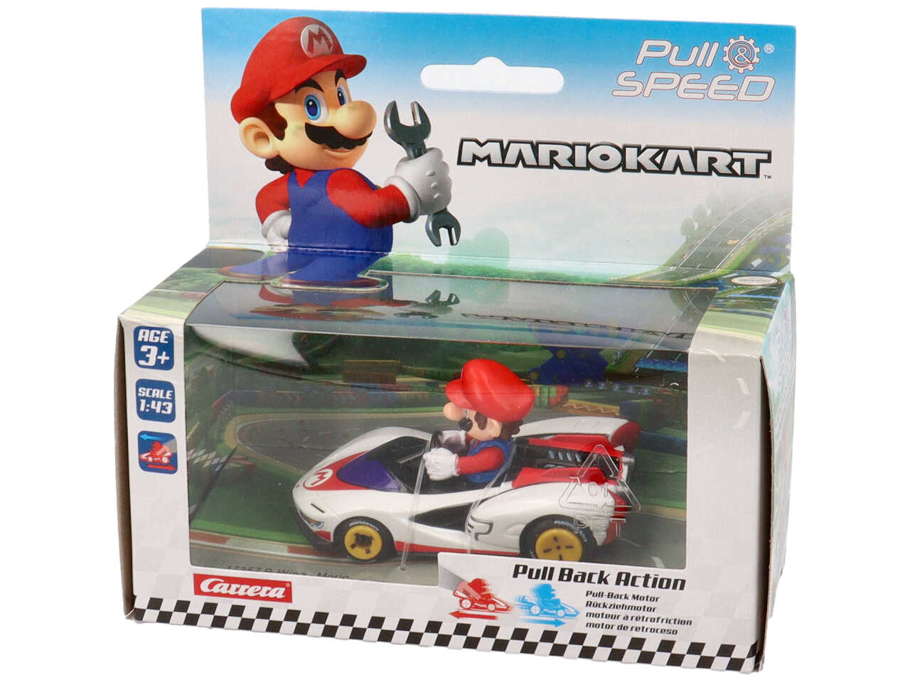 Carrera mario kart auto con retrocarica 15817069