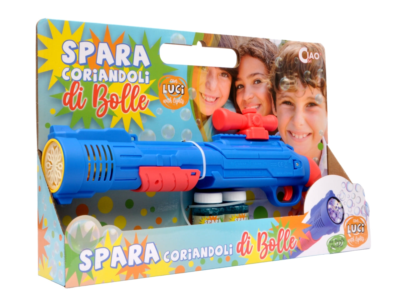 Mitra sparabolle con luci 40cm