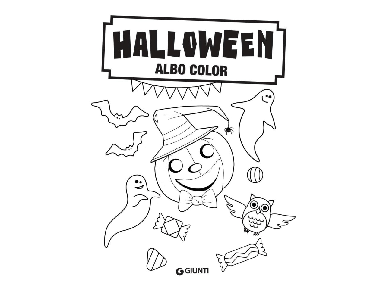 Libro halloween albo color