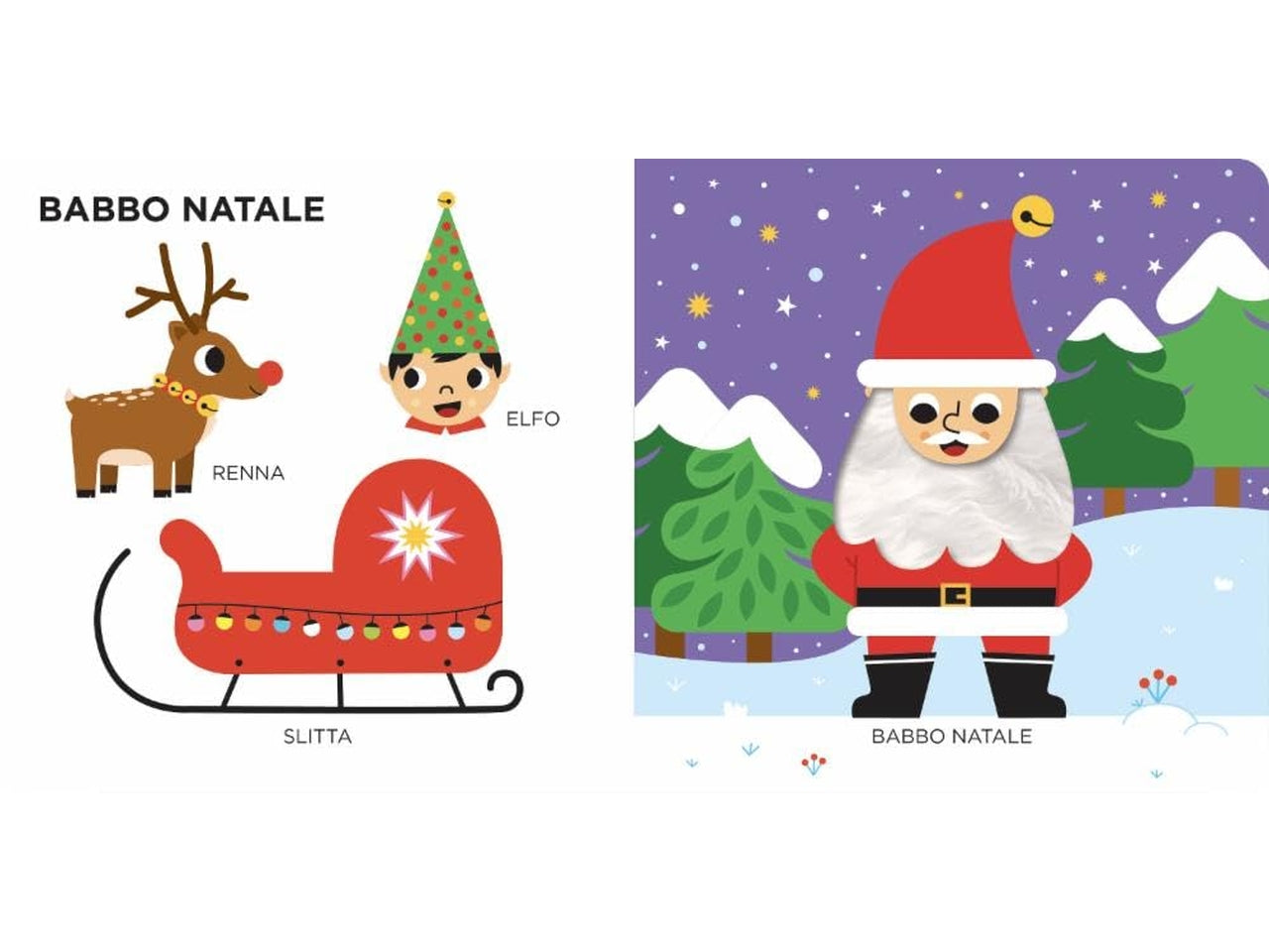 Libro natale i tattilini