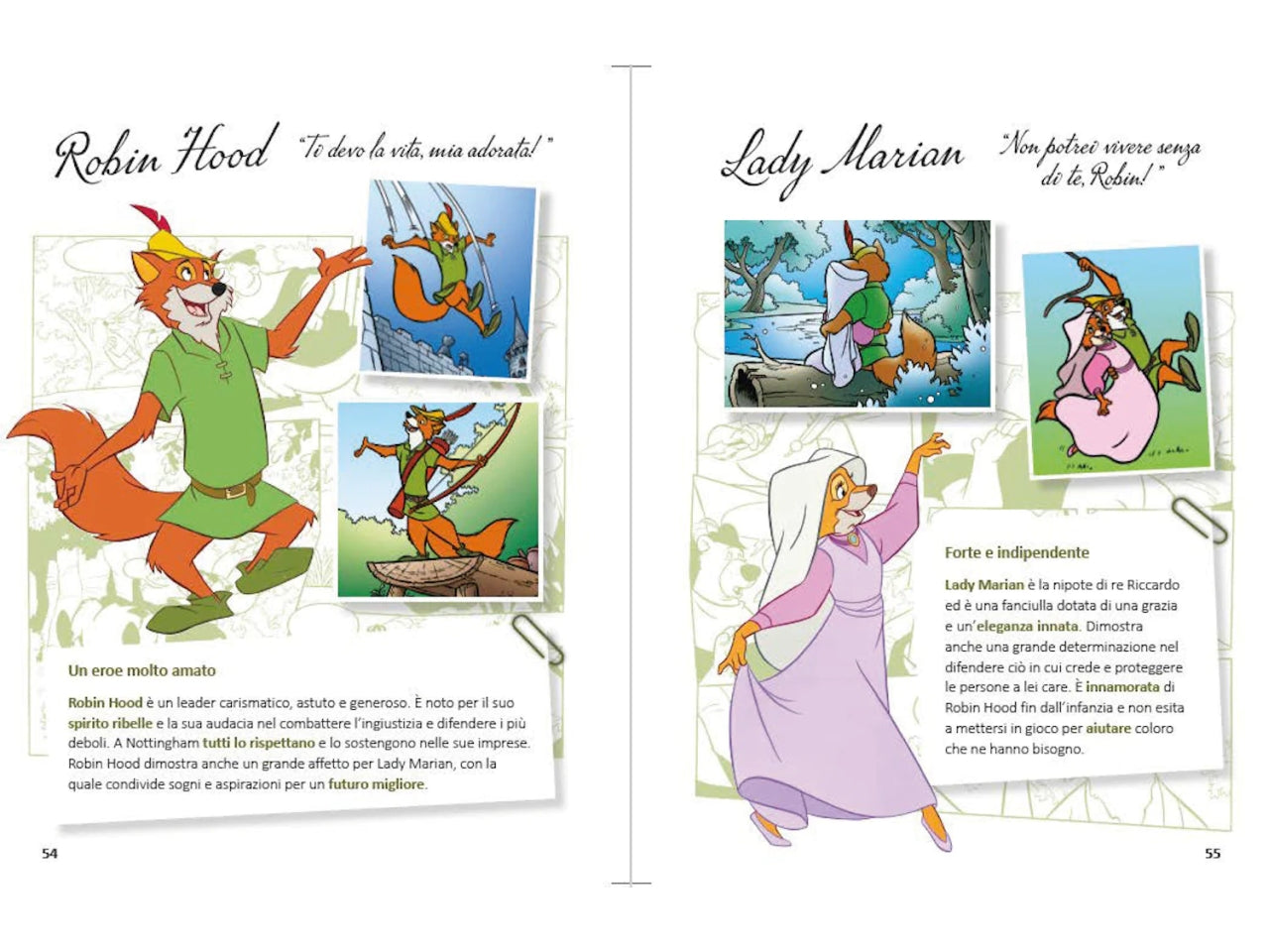 Libro walt disney graphic novel d100 robin hood storia a fumetti d100