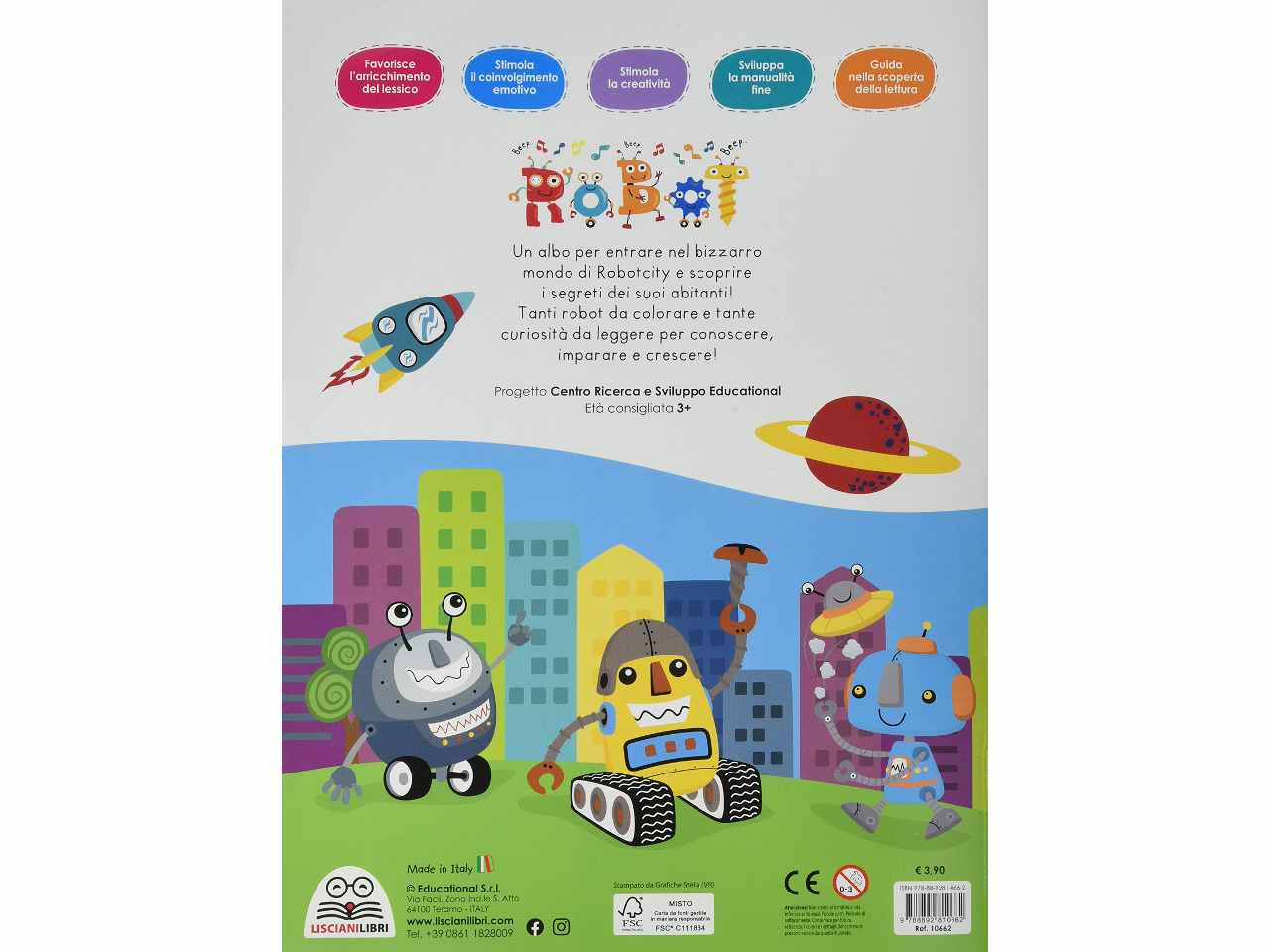 Libro colorini robot 2021