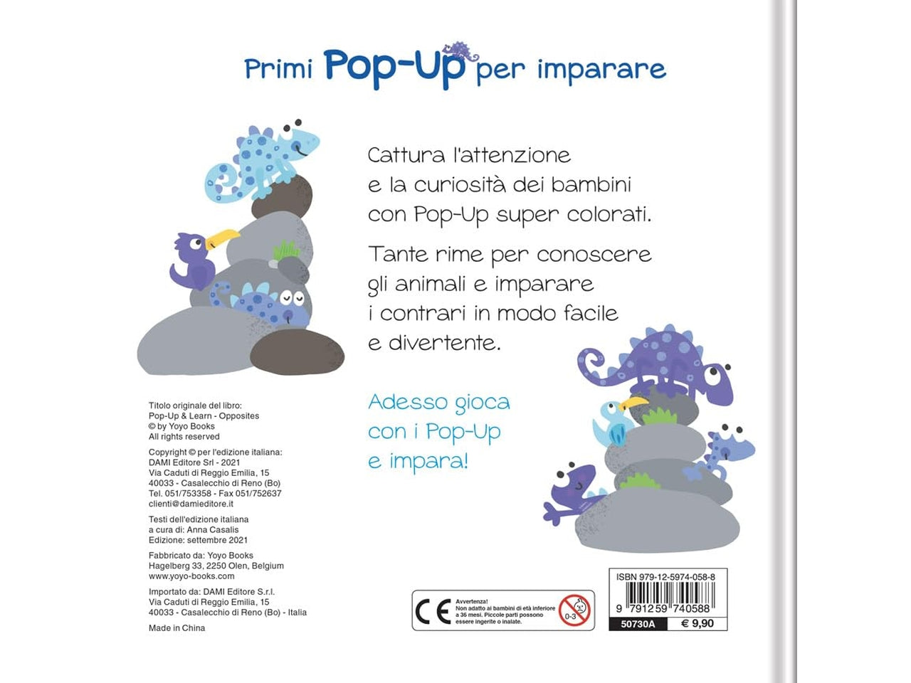 Libro animali e i contrari