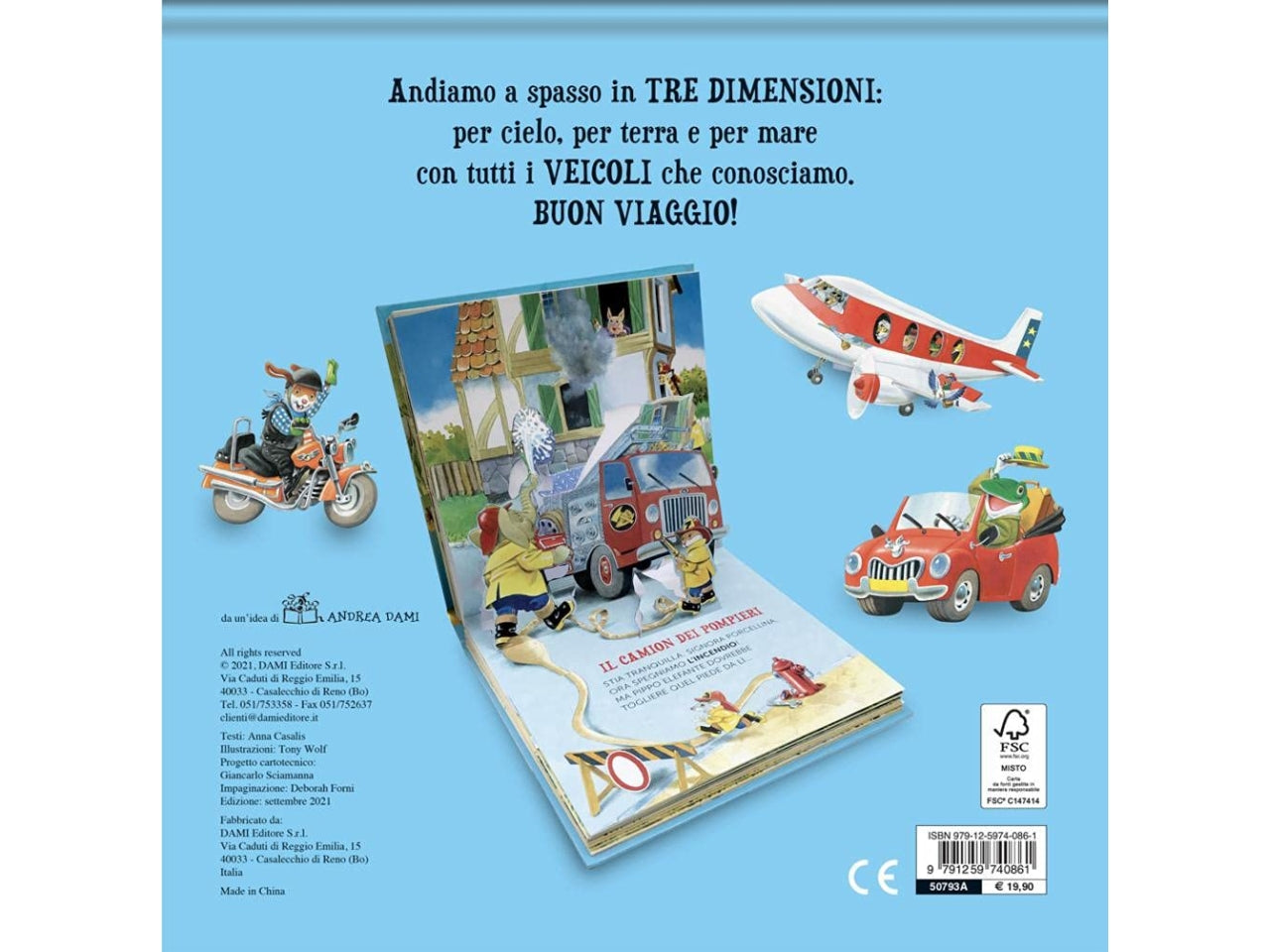 Libro dami editore libri pop up il libro pop-up dei veicoli