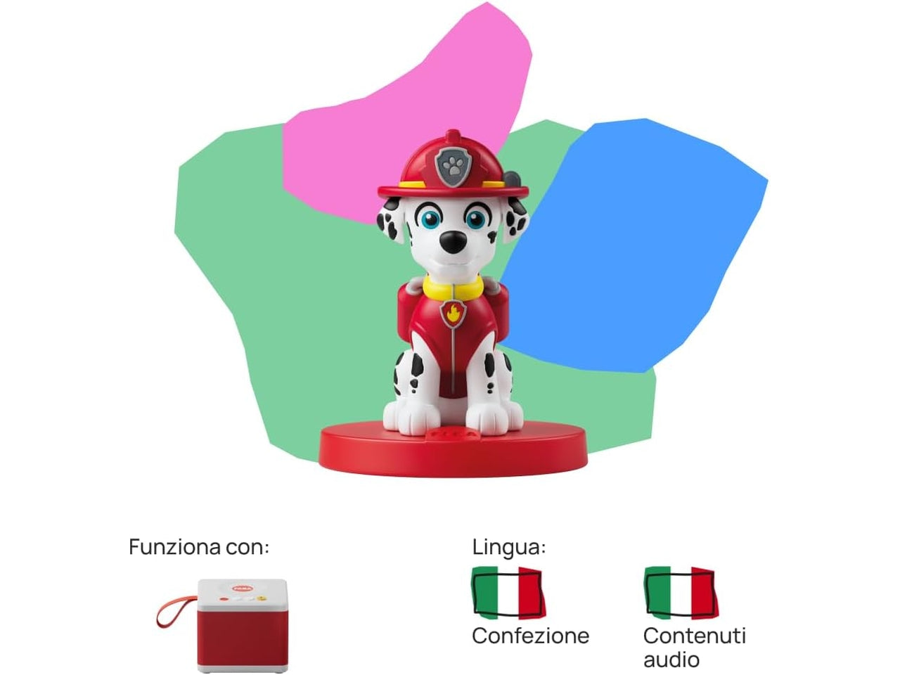 Personaggio Sonoro  PAW Patrol La Squadra dei Cuccioli: Marshall - Storie e fiabe sonore, Bambini e bambine 3-5 anni, Versione Italiana | FABA