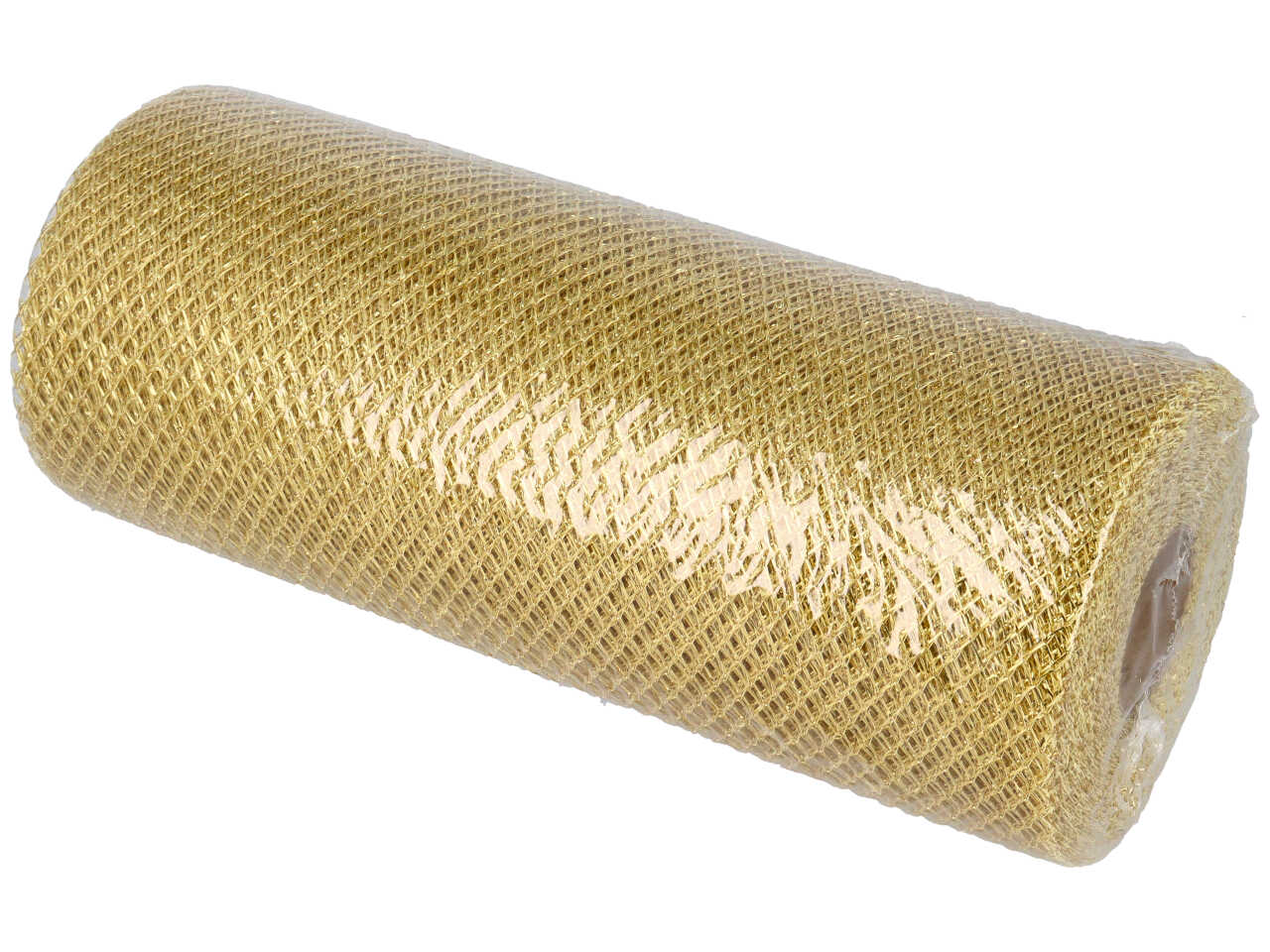 Rotolo tulle 25cmx25mt colore oro