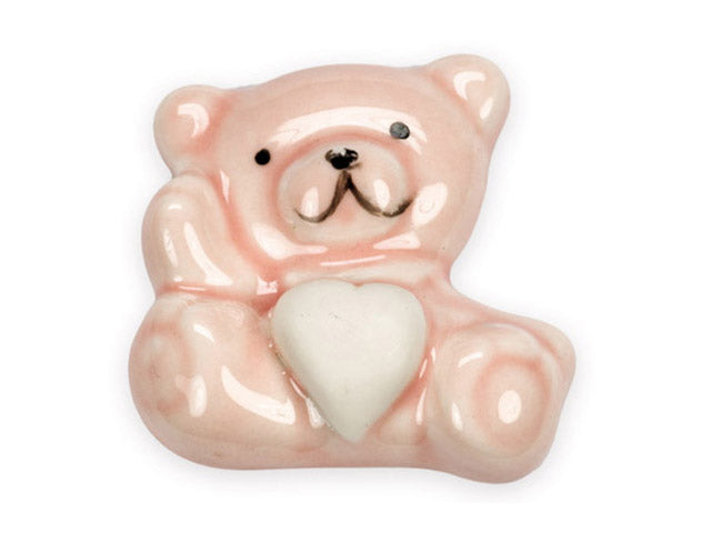 Orsetto porc.c/magnete rosa rp014-03