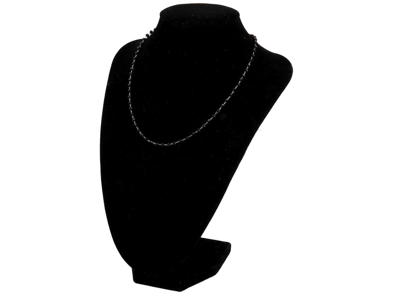 Collana acc.c/pietre nere