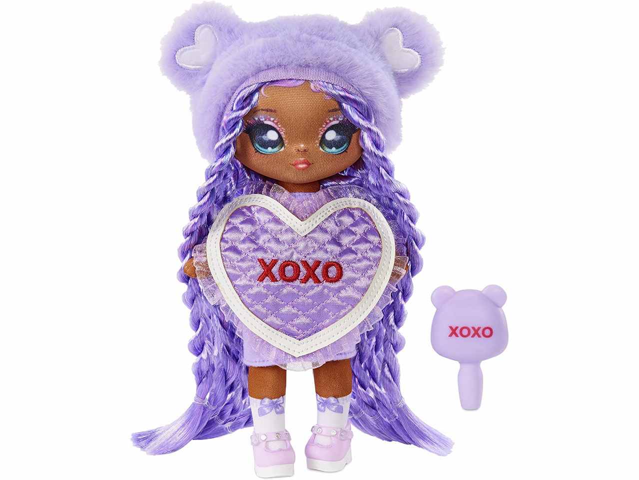 Nanana surprise purple heart bear 581314