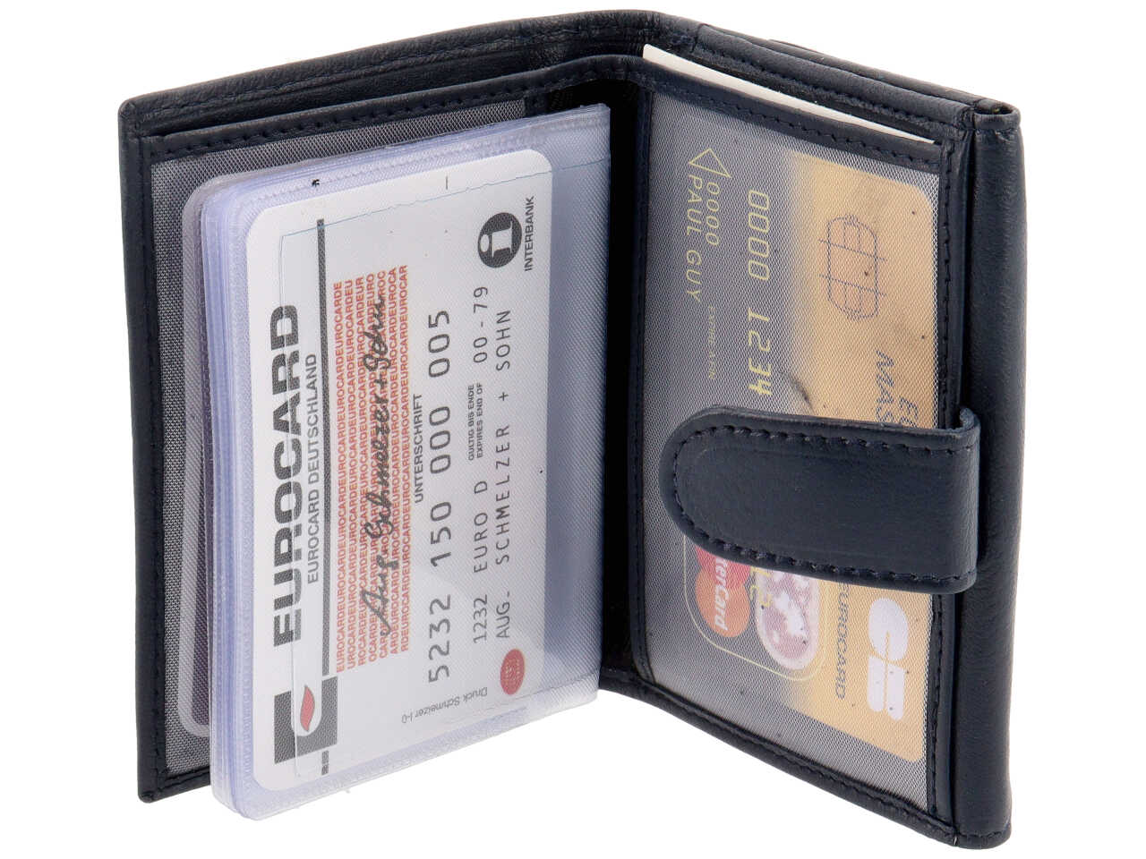 P.fogli uomo pelle blu be-305