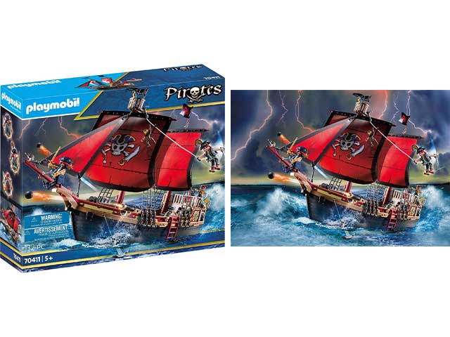 Playmobil galeone dei pirati 70411