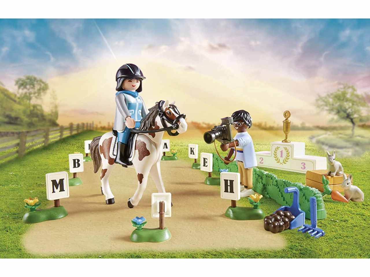 Playmobil torneo di equitazione 70996
