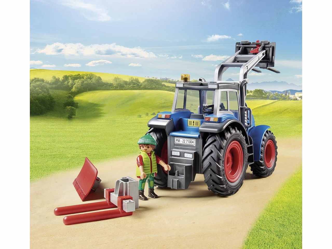 Playmobil grande trattore c/acc.71004