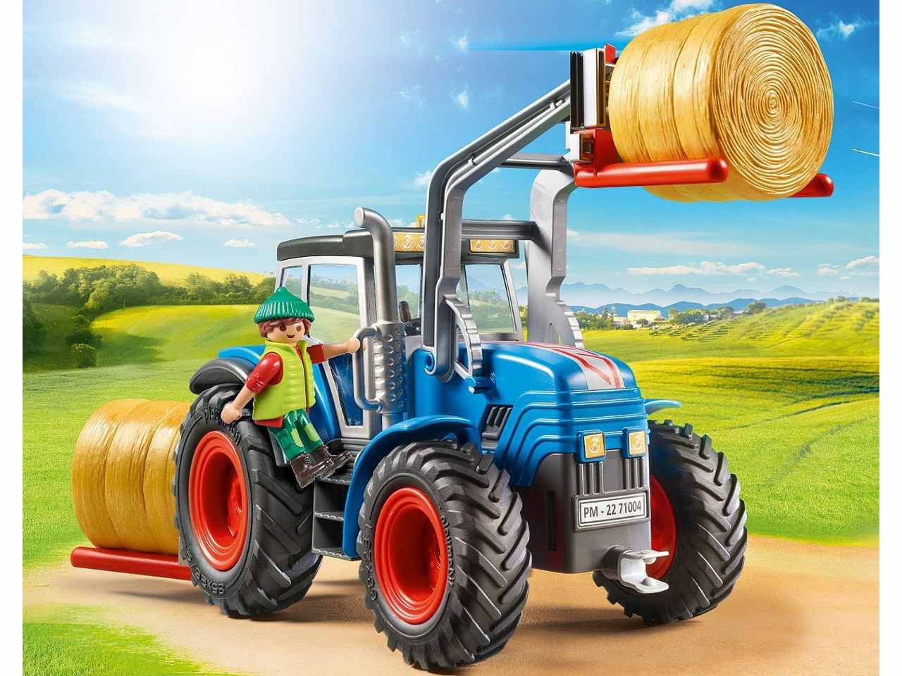 Playmobil grande trattore c/acc.71004