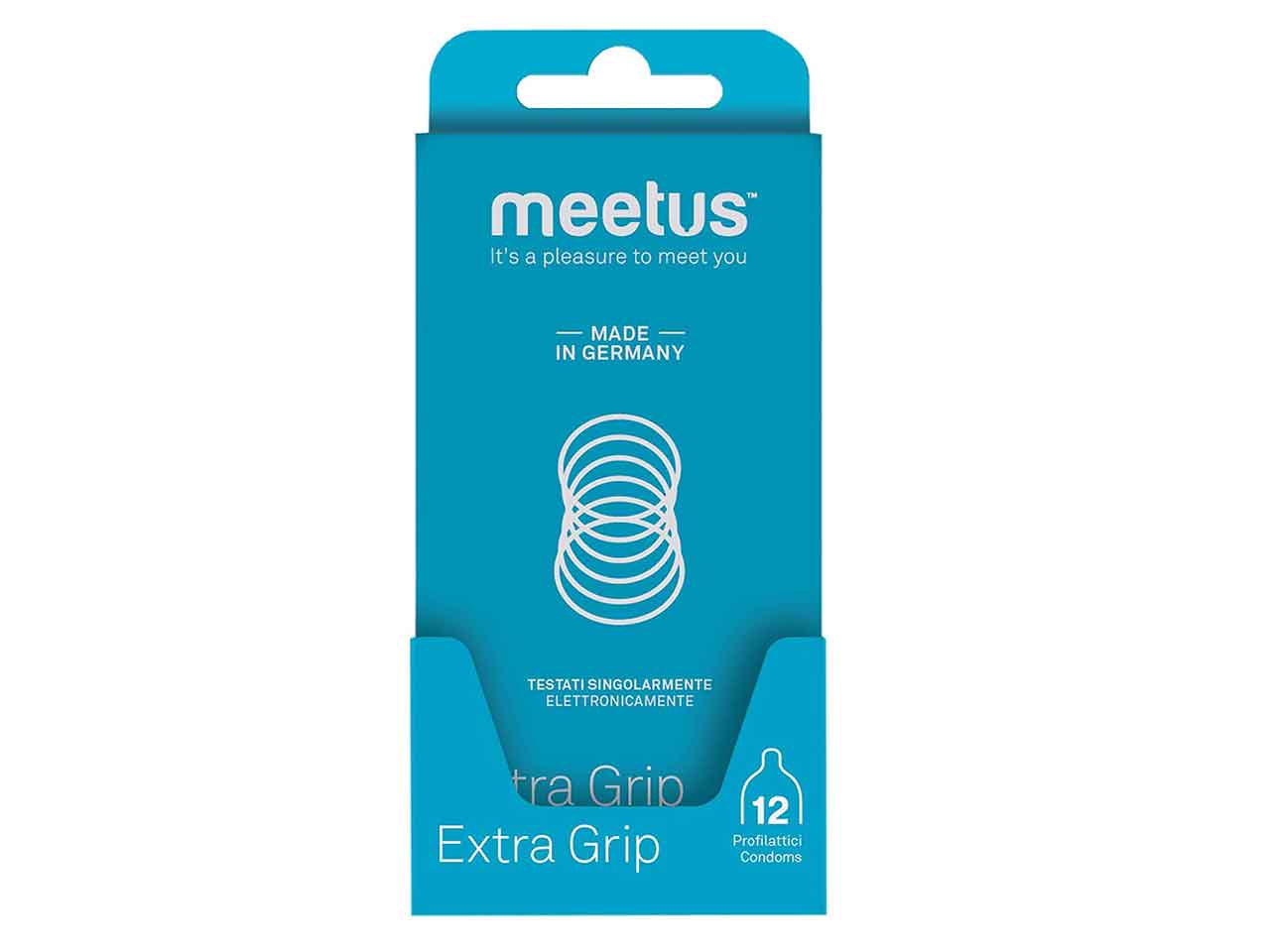 Meetus profilattico 12 pezzi extra grip