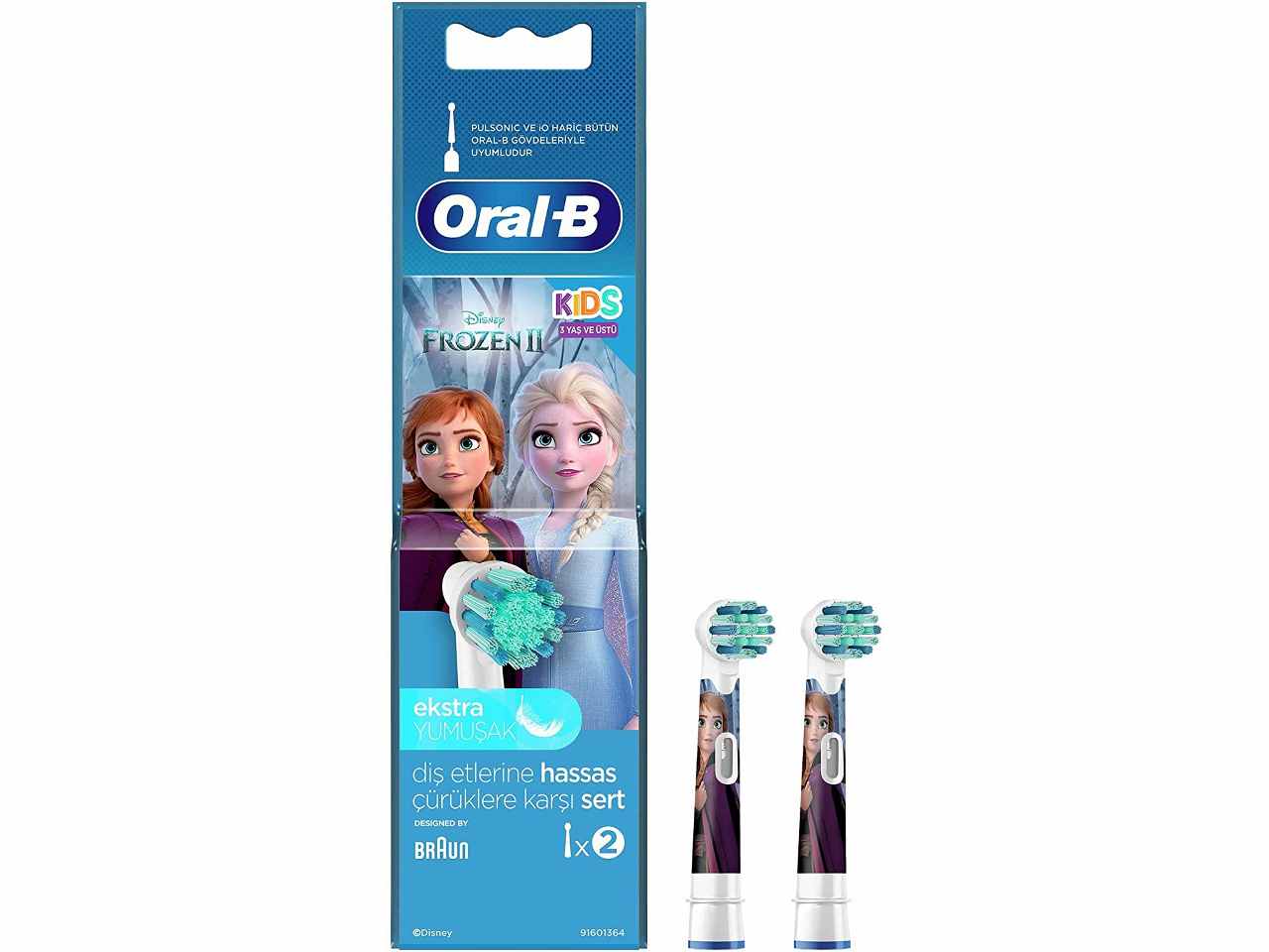 Oral b spazzolino elettr.ricarica 2pz kids
