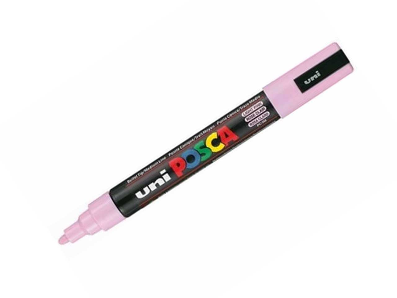 uni posca marcatore punta media rosa chiaro